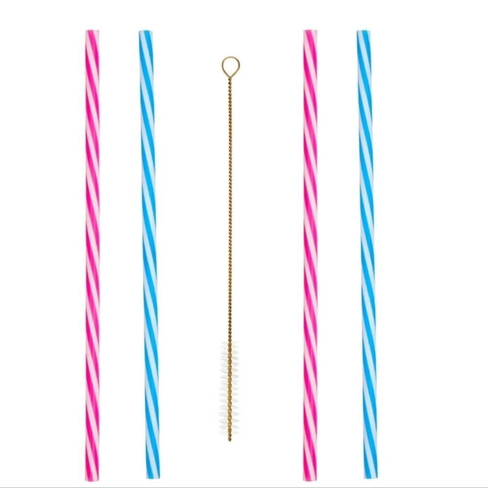 Dolly Parton Spring Reusable Straws- 4-CT - Picture 3 of 8
